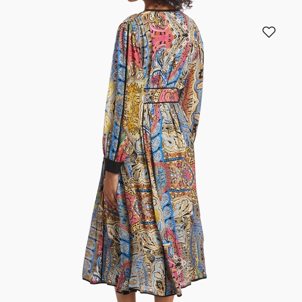 Elie Tahari Camren paisley silk dress - Picture 5 of 11